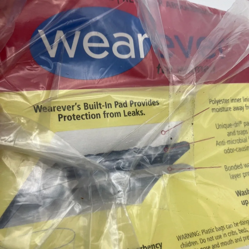 Wearever Premium Washable Reusable Leak Control Underwear Panty 3XL Incontinence